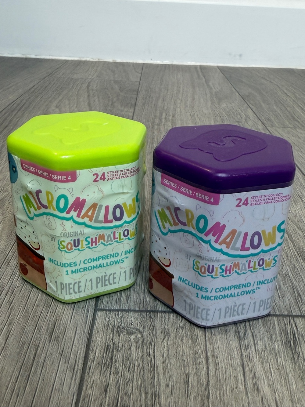 Squishmallows Micromallows Series 4 Mystery Capsules Lot of 2 Sealed Tins